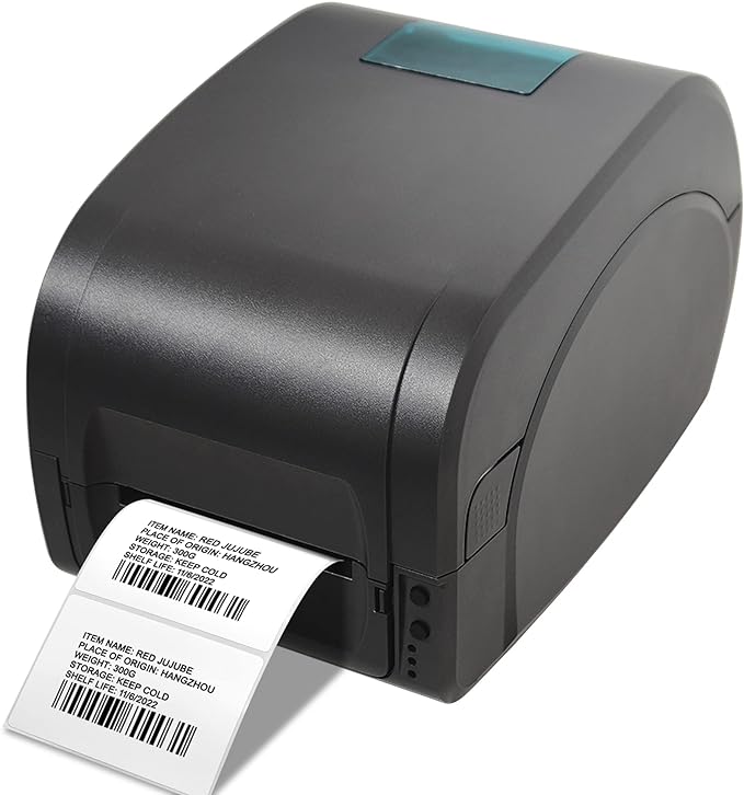 Hybsk 3x2 inch Direct Thermal Labels for Barcodes, Address, Compatible with Rollo Label Printer & Zebra Desktop Printers (3"x2",4 Rolls White)