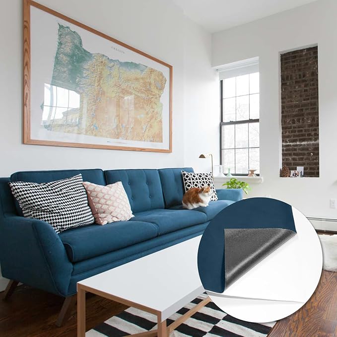 Leather Repair Patch for Couches Self-Adhesive Leather Repair Tape kit for Furniture Sofa Vinyl Car Seats Couch Chairs Shoes Down Jackets (Blue, 3.9X79 inch)