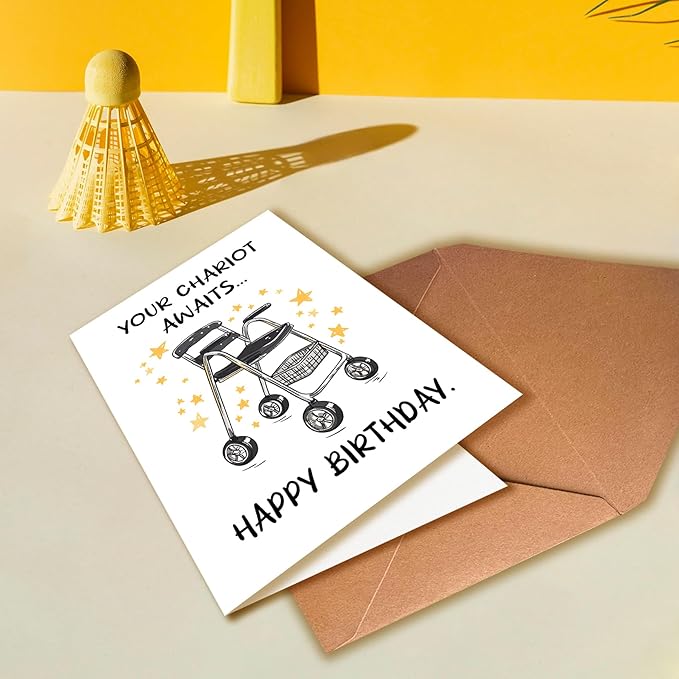 Funny Getting Older Birthday Card for Friends, Happy Birthday Card, Old Age Birthday Greeting Card, Crude Humor Gifts, Funny Birthday Card for Old Age