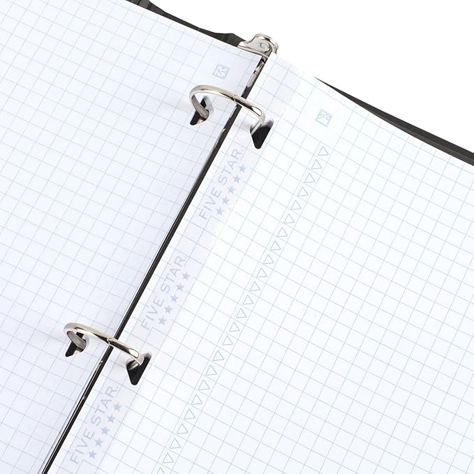 Five Star Loose Leaf Paper + Study App, Notebook Paper, Graph Ruled Filler Paper, Reinforced, 8-1/2" x 11", 200 Sheets per Pack (170055-ECM)