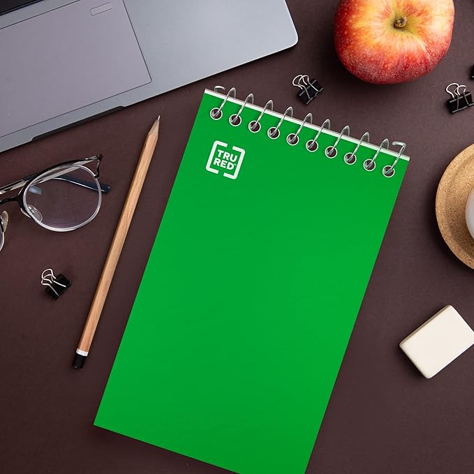 STAPLES Top Bound Memo Books, 3" x 5", 5/Pack (11491)