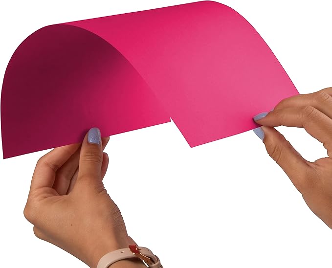 JAM PAPER Colored 24lb Paper - 90 gsm - 8.5 x 11 - Ultra Fuchsia Pink - 100 Sheets/Pack