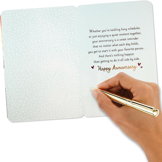 Hallmark Anniversary Card for Couple (Coffee, So Good Together)