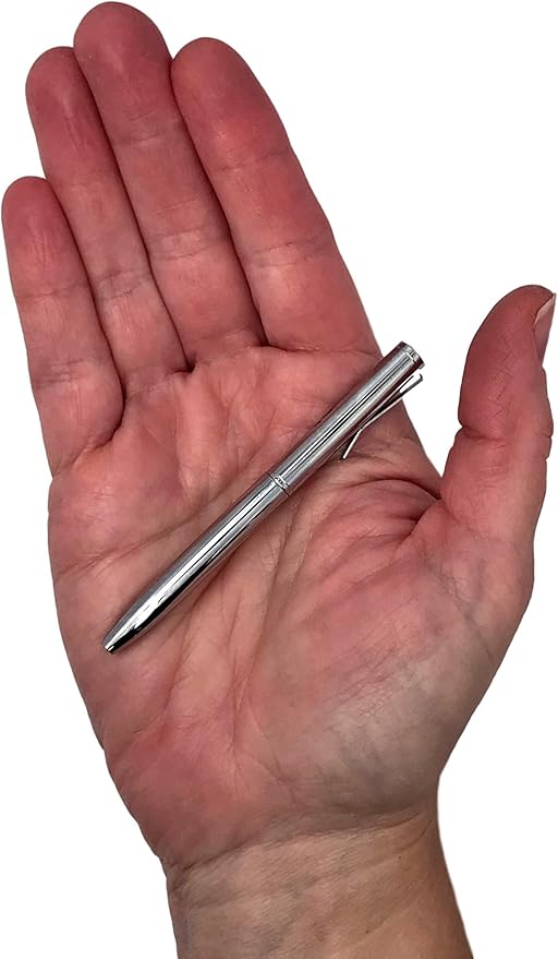 NarwhalCo Set of 2 Small Pens (3.35") for Pocket, Wallet, Planner, Purse or Passport