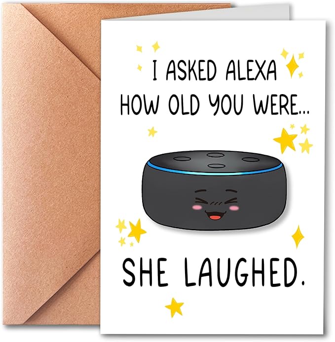 Funny Birthday Card for Old Men or Old Women, Suitable for Him And Her, Unique Birthday Gift for Dad, Mom, Husband, Wife, Grandpa, Grandma, Brother, Sister, Friends And Family.