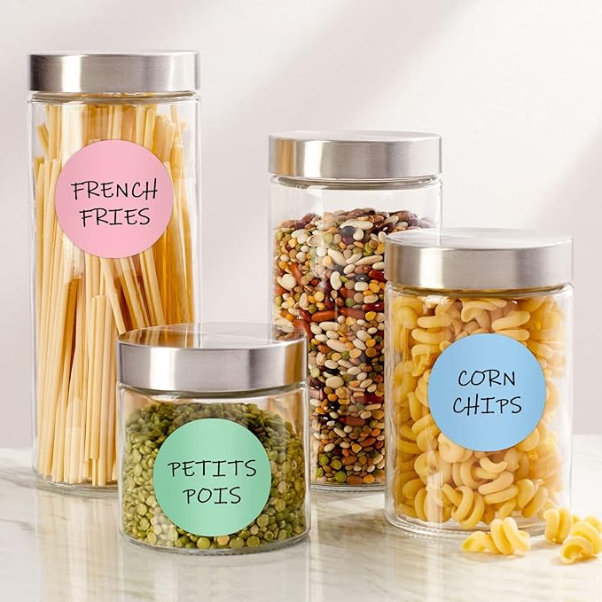 2" Color Circle Direct Thermal Labels, Self-Adhesive Round Direct Thermal Stickers, Multi-Purpose Roll Sticker Labels for DIY Logo Brand Design, QR Code, Name Tag(6 Rolls, 4500 Labels)