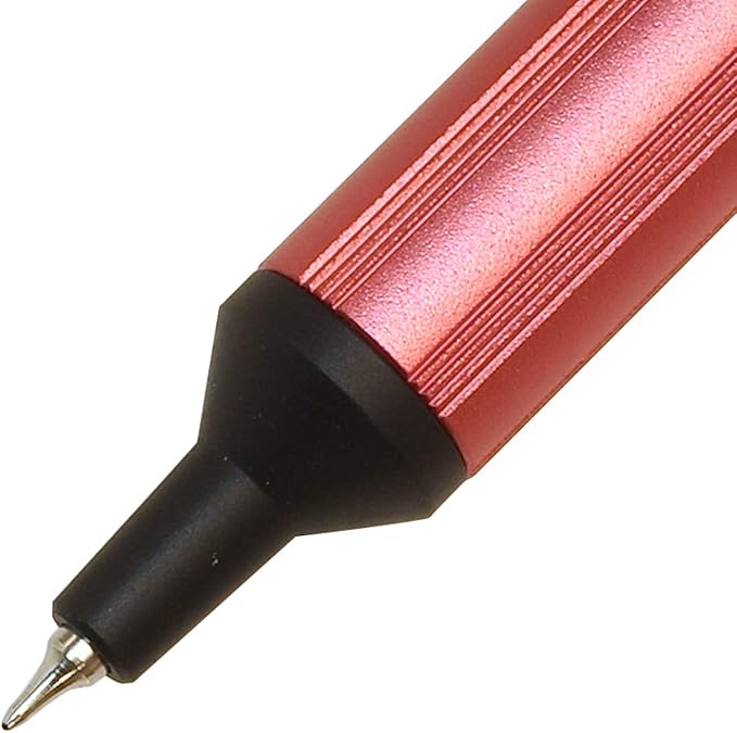 Uni Jetstream EDGE 0.38mm Oil-based Ballpoint Pen, Black Red Body (SXN100338BK15)