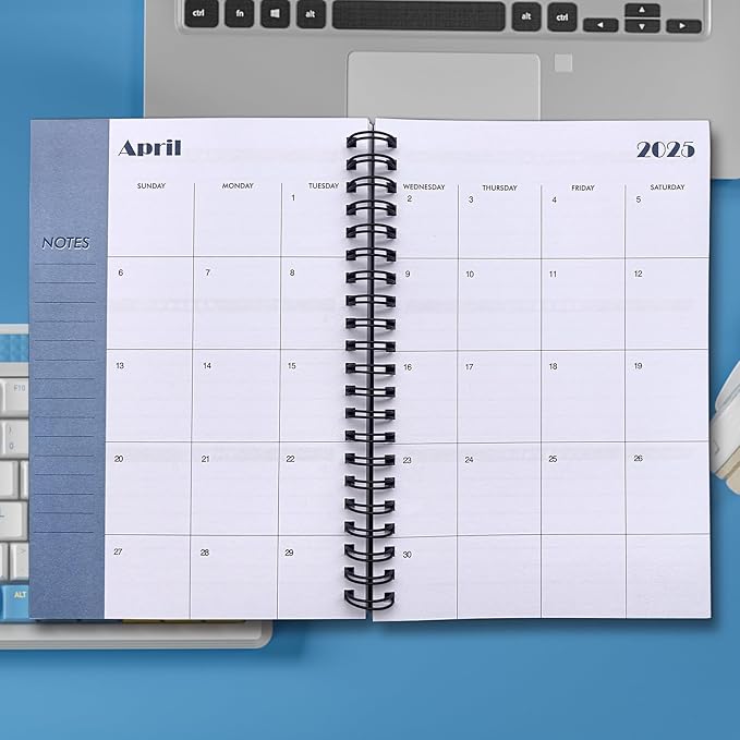 Cheneyboo 2025 Planner - January 2025- June 2026, Monthly Weekly Daily Planner 2025-2026, 18 Month Planner, 7.5"x10.2", Big Size Planner, Black