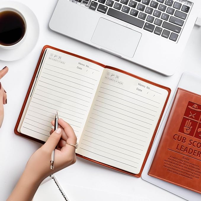 Scout Gift Scout Leader Writing Notebook Gift Scout of Honor Gift Scoutmaster Gift Scout Ceremony Gift (CUB SCOUT LEADER)