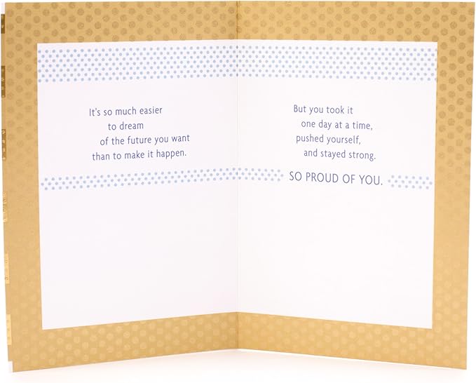 Hallmark Congratulations Card or Graduation Card (You Did It!)