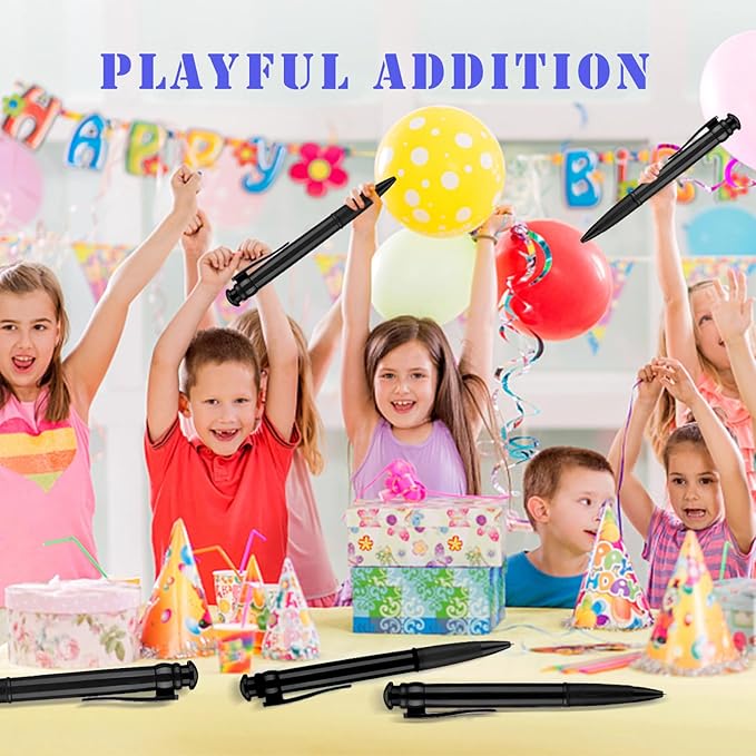 Jumbo Pens 11.3'' For Birthday Party Favors, Funny Party Favors Huge pens, Giant Pens Gag Gifts 3 Pack Black