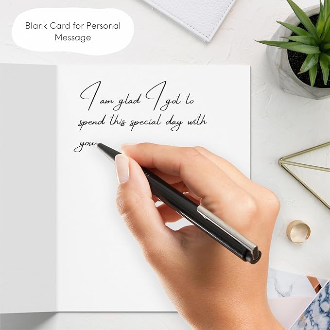 ALY LOU Coffee Teacher Thank You Card, Appreciation Card for Educator, Day Care, Preschool, Elementary High School, Graduation or Back to School, Summer Break Gift (Teaching Happens, Coffee Helps)