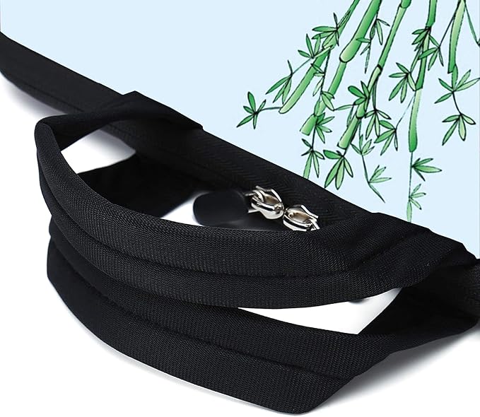 11.6 12 12.1 Inch Laptop Carrying Bag Protective Chromebook Case Pouch Netbook Notebook Ultrabook Bag Tablet Sleeve Cover Travel Briefcase with Handle For Men Women (panda)