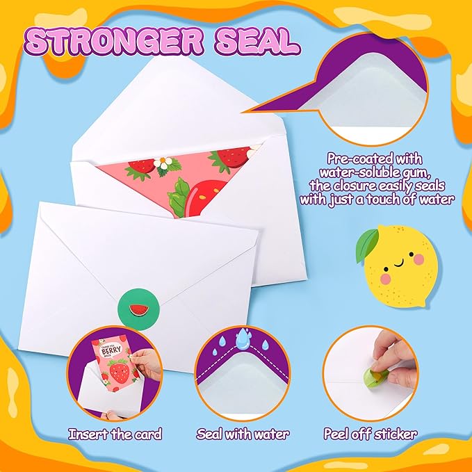 36PACK Greeting Cards,Scratch and Sniff Assorted Greeting Cards for Kids School, 12 Designs with Envelopes & Stickers for Boys & Girls Classroom Activities, Birthdays, Children's Day, Party