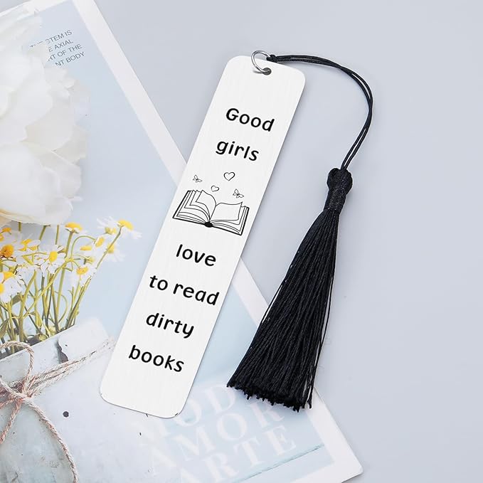 Funny Adult Gag Gifts for Women Smut Bookmark Smutty Book Lovers Gifts Christmas Smut Xmas Gifts for Women Funny White Elephant Gifts for Adult Smutty Book Merch Funny Stocking Stuffers for Women