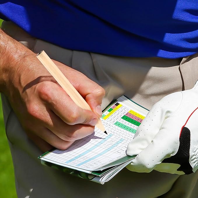 Yexiya Golf Pencils Bulk Half 2 HB 3.5 Pre Sharpened Hexagonal Yellow Wood Mini Pencils for Kids School Classroom Baby Shower Bridal Wedding Office Supplies(2000 Pcs)