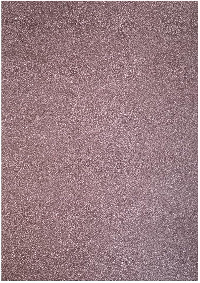 Baisunt 20 Sheets Brown Glitter Cardstock Paper for DIY Art Project, Scrapbook, Birthday Wedding Party Decoration 250GSM(8x12 In, Non Adhesive)