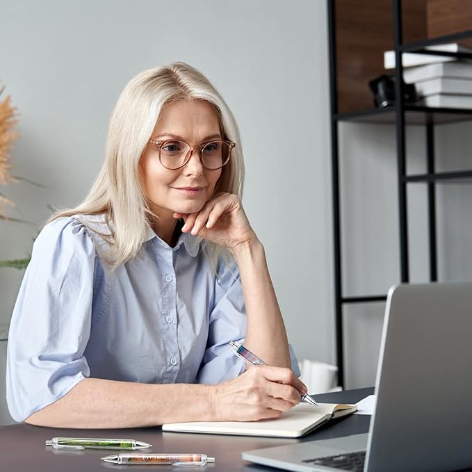 Tinlade 10 Pcs Christian Pens for Women Religious Ink Pens Easter Gifts Inspirational Quotes Bible Verse Ballpoint Funny Office Supplies for Women Men Coworker(Landscape)