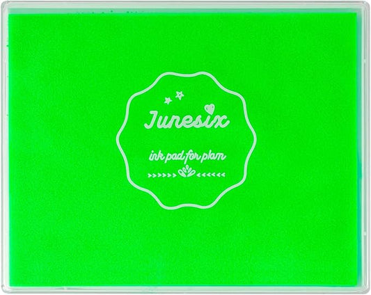 Ink Pad, 5x4'' Washable Stamp Ink Pad for Kids, Lighte Green