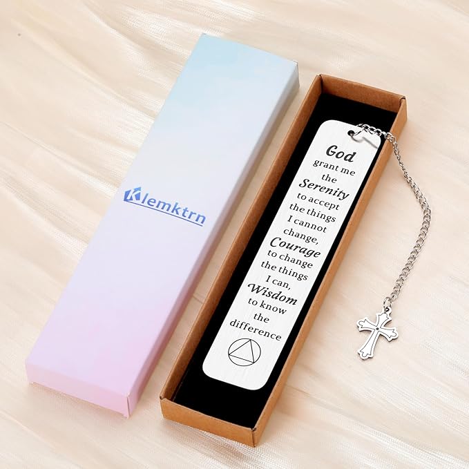 Sobriety Gifts for Women Men Christmas Stocking Stuffers for Women Serenity Prayer Gifts Christian Gifts Faith Religious Gifts Inspirational Gifts for Women Pastor Appreciation Gifts Catholic Gifts