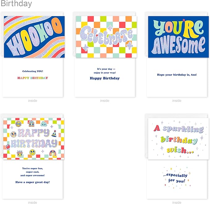 American Greetings 10-Count Kids Birthday Card Bundle with Envelopes