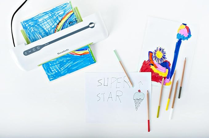 Scotch LS854SS10 Self-Sealing Laminating Sheets, 6.0 mil, 9 x 12 (Pack of 10)