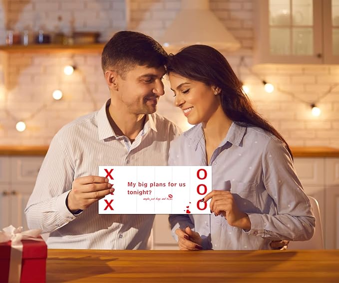 FaCraft Funny Valentines Day Cards for Him Her Boyfriend Girlfriend,XOXO My Big Plan for us Tonight Card Fold Naughty Valentines Anniversary Birthday Gifts Cards for Husband Wife Fiance Men Women