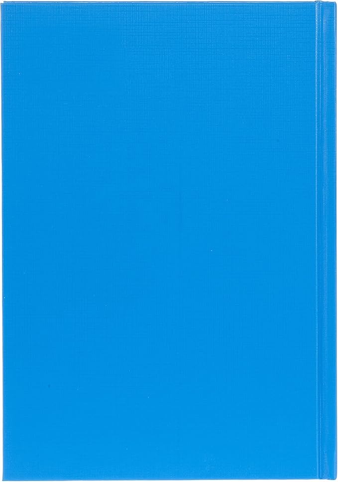 Collins Essential 2025 Business Diary - A5 Day to a Page Planner with Leathergrain Hardback Cover - Light Blue - ESSA51.57-25