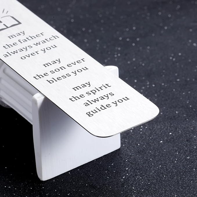 Christmas Gifts for Him, Baptism Gifts for Boys Men, Bible Bookmark Ordination Gifts for Youth Pastor Christian Gifts for Men Priest Preacher Religious First Confirmation Cross Religion Bookmark