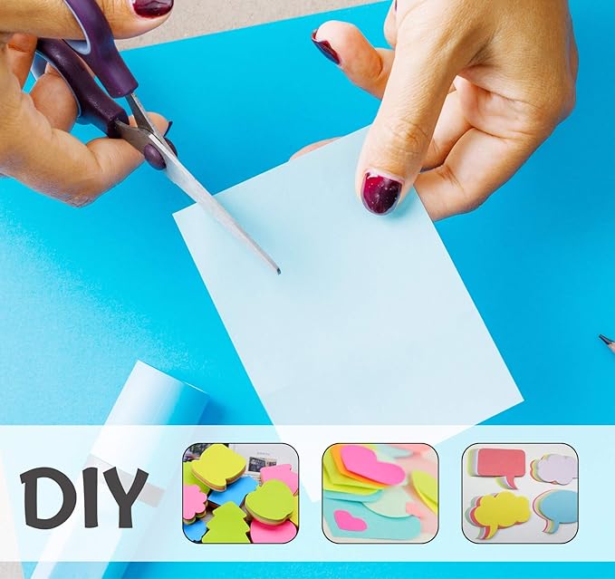 12 Pack Sticky Notes Large,3 x 5 in Super Sticking Power Memo Pads,12 Bright Colorful Self-Stick Pads,100 Sheets/Pad 2X The Sticking Power Easy to Post for Office, Notebook & Daily Life