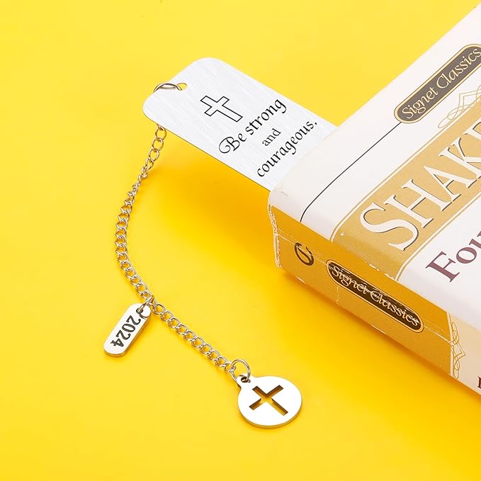 Baptism Gifts for Boys Girls Kids Bible Verse Back to School Supplies Bookmark Birthday Baseball Gifts Inspirational Christian Gifts for Women Men for Teen Boy Christmas Faith Based Gift