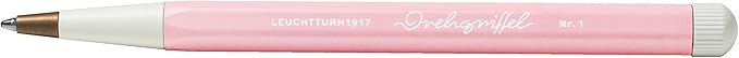 LEUCHTTURM1917 - Drehgriffel Writing Pen (Powder) - Ballpoint Pen with Royal Blue Ink Included