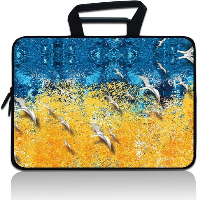 11 11.6 12 12.5 inch Laptop Carrying Bag Chromebook Case Notebook for Apple MacBook Air Samsung HP DELL Lenovo Asus (Seagulls)
