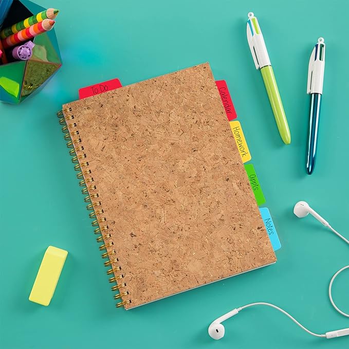 Avery Margin Ultra Tabs, 2.5" x 1", 2-Side Writable, Assorted Colors, 48 Repositionable Page Tabs (74866)