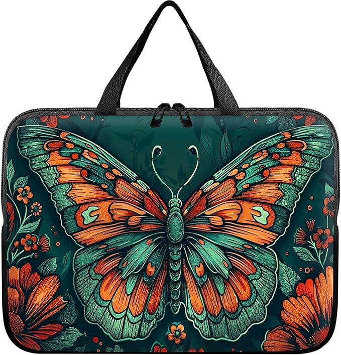 Laptop Sleeve Case Bag 15 inch, Art Moth Slim Carrying Case Durable Handbag Travel Laptop Bag for 15 inch MacBook Air M3/M2/15 Pro/Surface Laptop 7/6/5/4/3/ Dell XPS 15 Plus