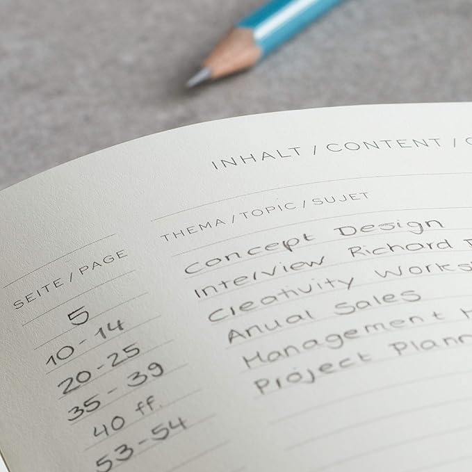 LEUCHTTURM1917 - Notebook Hardcover Composition B5-219 Numbered Pages for Writing and Journaling (Fox Red, Plain)