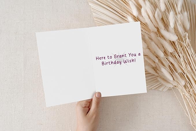 Fairy God Possum Happy Birthday Greeting Card - Funny Godparent Birthday Gift Idea for Men Women Him Her - Hilarious Feral Animal Godpossum Bday Present for Best Friend Bestie Coworker or Sister