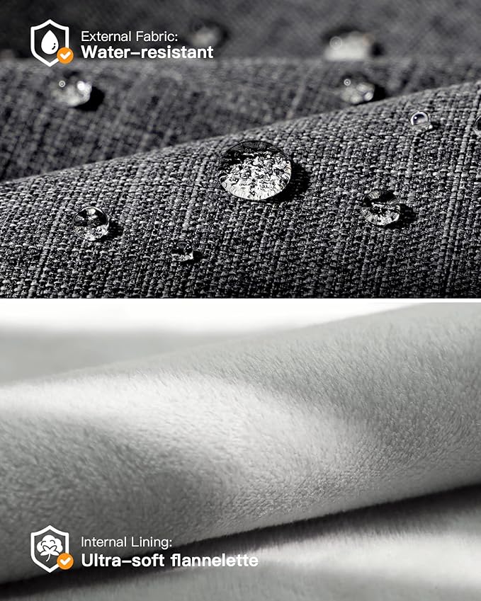 Inateck 360° Protective Laptop Bag with Accessory Bag, Compatible with 14-inch MacBook Pro/Max M4 M3 M2 M1 2021-2024, Black Gray