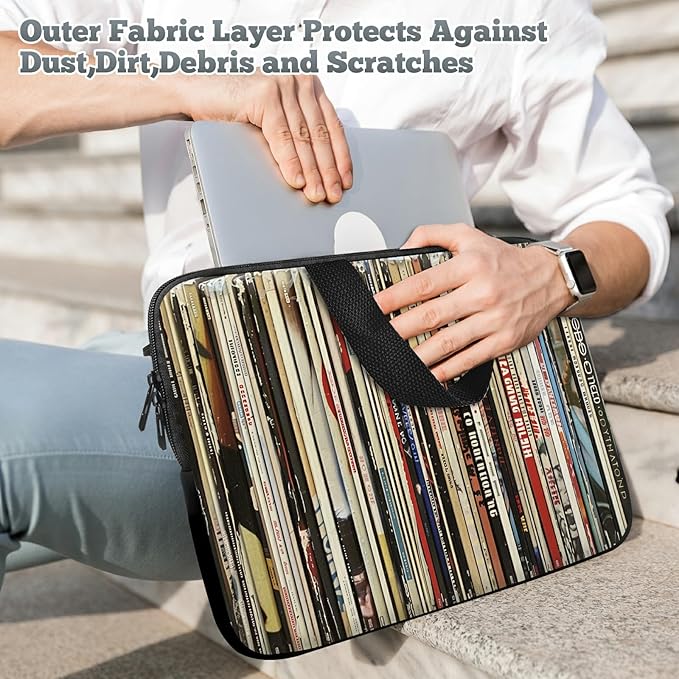 Laptop Sleeve Case Bag 15 inch, Books Slim Carrying Case Durable Handbag Travel Laptop Bag for 15 inch MacBook Air M3/M2/15 Pro/Surface Laptop 7/6/5/4/3/ Dell XPS 15 Plus