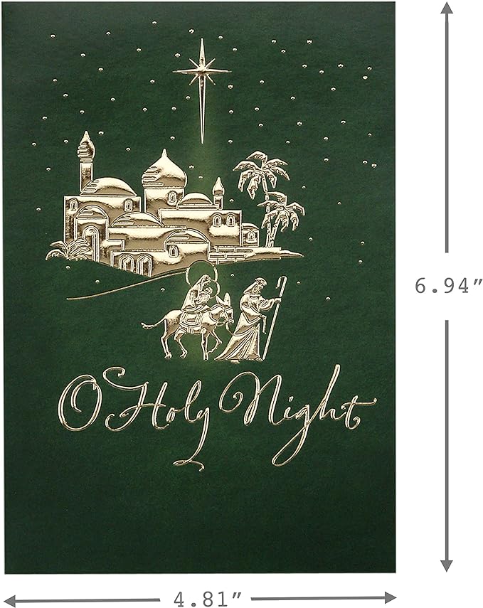 Hallmark Image Arts Religious Boxed Christmas Cards Assortment (4 Designs, 24 Christmas Cards with Envelopes)