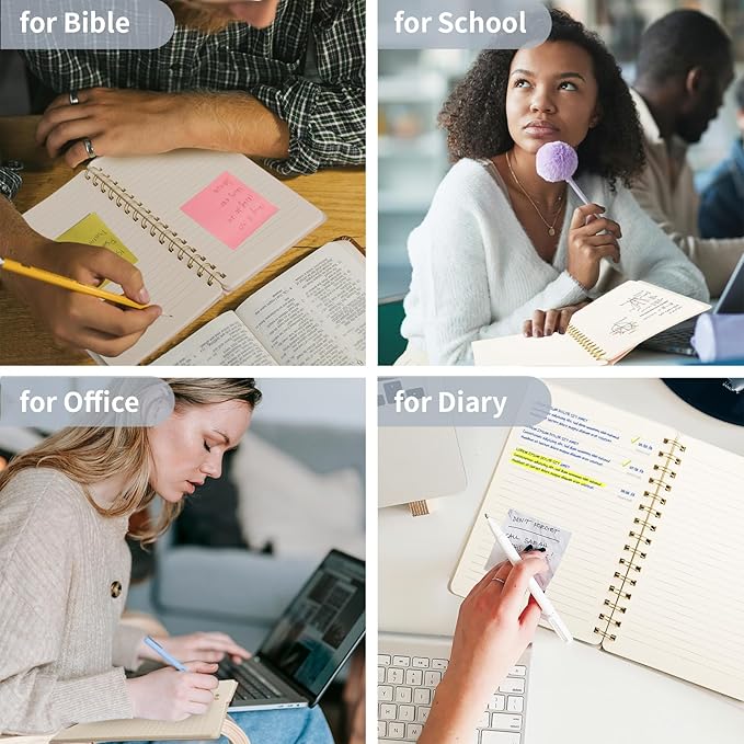 Lined Spiral Notebook College Ruled A5 Journal Book for Note Taking, 160 Pages Writing Journal for Office and Home School Supplies 5.75x8.125 inch (6-Reef Blue)