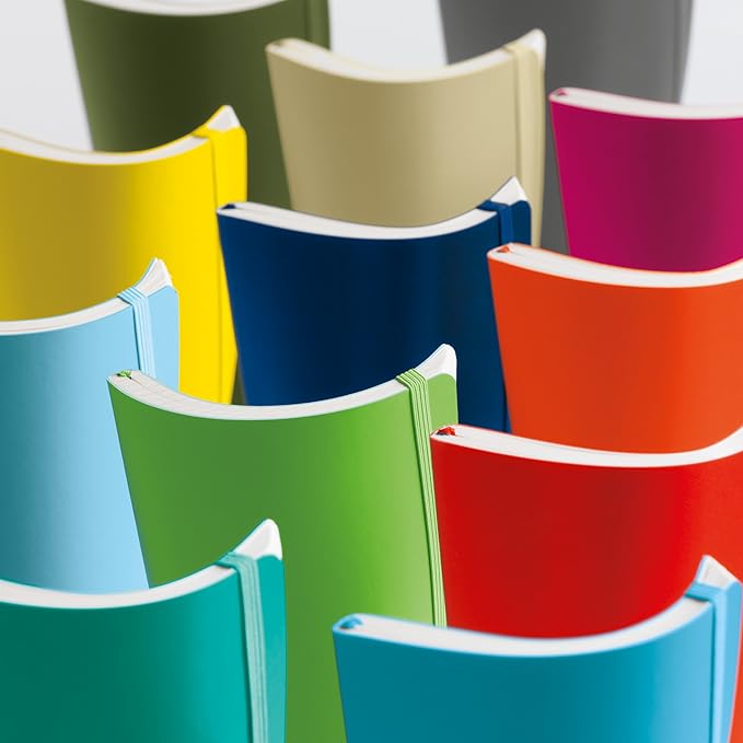 LEUCHTTURM1917 - Notebook Softcover Paperback B6+ - 123 Numbered Pages for Writing and Journaling (Ruled, Berry)