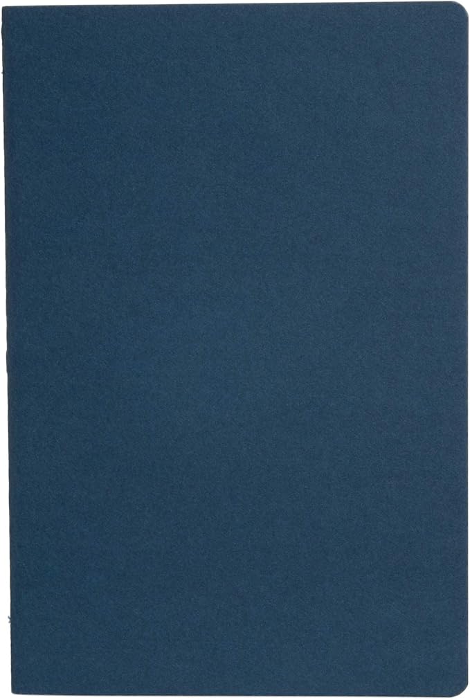 Simply Genius A5 Notebooks for Work, Travel, Business, School & More - College Ruled Notebook - Softcover Journals for Women & Men - Lined Note Books with 92 pages, 5.5" x 8.3" (Navy, 6 pack)