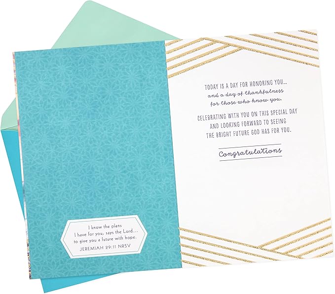 DaySpring Religious Graduation Card (Graduation Prayer)