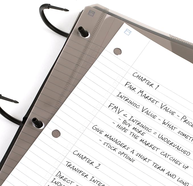 Five Star Flex Refillable Notebook + Study App, College Ruled Paper, 1-1/2 Inch TechLock Rings, Pockets, Tabs and Dividers, 300 Sheet Capacity, Red (29324AB2)