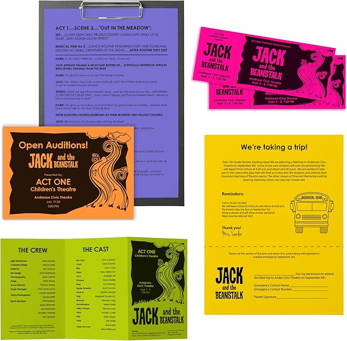 Neenah Astrobrights(R) Bright Color Paper, 8 1/2in. x 11in., 24 Lb, Assorted Colors, Ream Of 500 Sheets, 21289