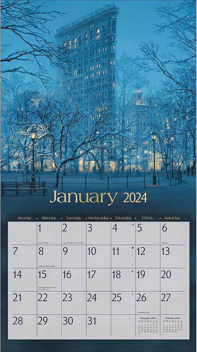 Lang Companies, Around The World 2024 Wall Calendar