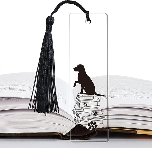 Dog Book Markers for Women Inspirational, Funny Bookmarks for Students Teachers School Home Office Supplies, Book Lover Cat Lover Friends Girl Sister Female Gifts