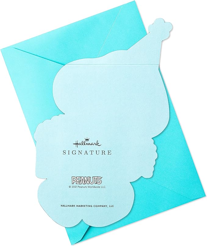 Hallmark Signature Peanuts Birthday Card (Snoopy, Happiness)