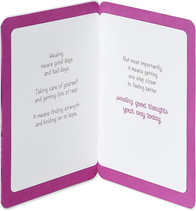 American Greetings Get Well Soon Card (Good Days and Bad Days)
